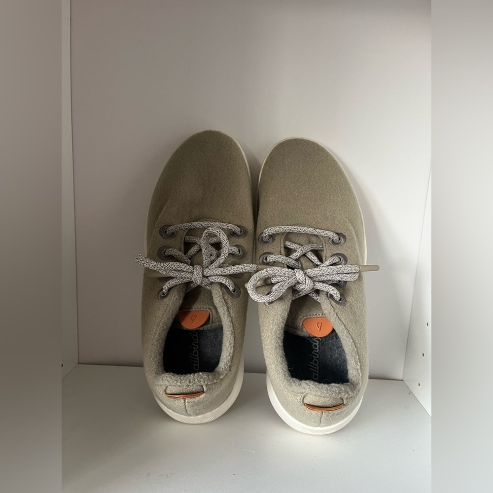 Allbirds Wool Mizzle Womens Cardamom Cream Sole Shoe Size 8 - Picture 4 of 7